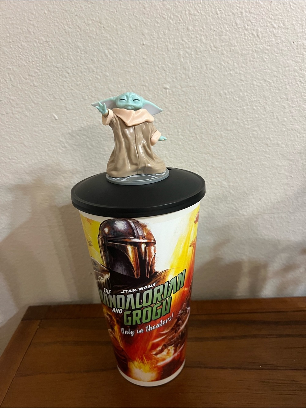 Star Wars Mandalorian & Grogu Collectible Cup with Grogu Topper, AMC Theaters